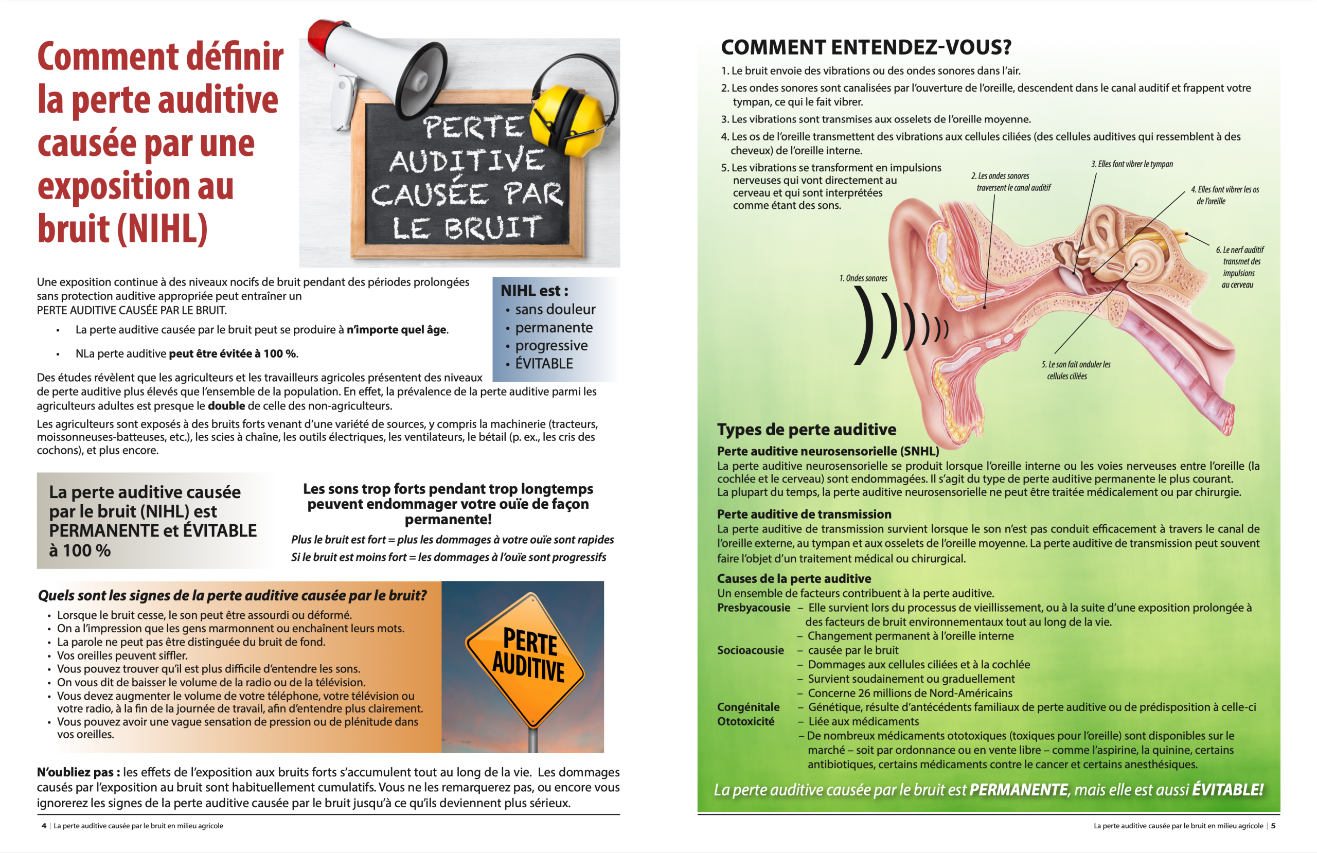 Hearing Resource Brochure – French